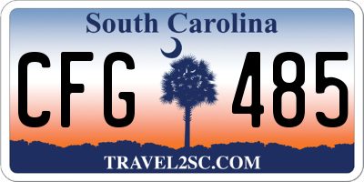 SC license plate CFG485