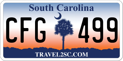 SC license plate CFG499