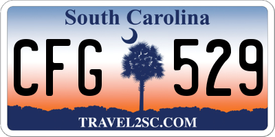 SC license plate CFG529