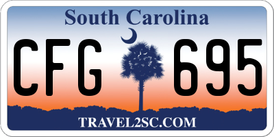 SC license plate CFG695