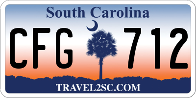 SC license plate CFG712