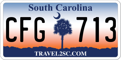 SC license plate CFG713