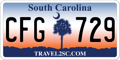 SC license plate CFG729