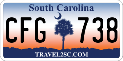 SC license plate CFG738
