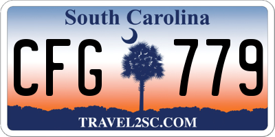 SC license plate CFG779