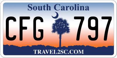 SC license plate CFG797
