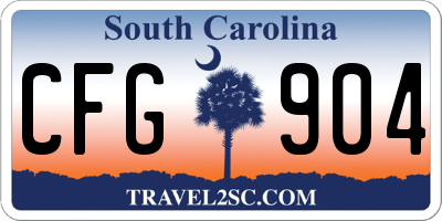 SC license plate CFG904