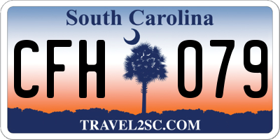SC license plate CFH079