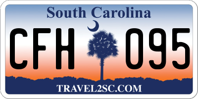SC license plate CFH095