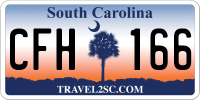 SC license plate CFH166