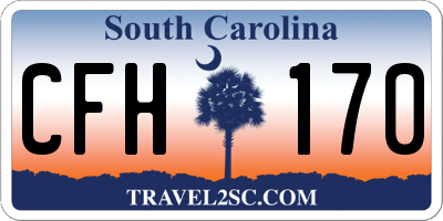 SC license plate CFH170