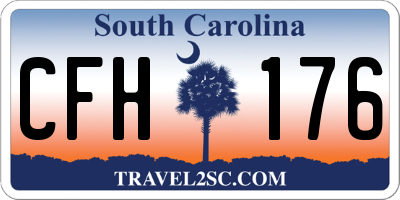 SC license plate CFH176