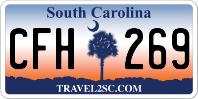SC license plate CFH269