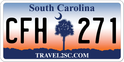 SC license plate CFH271