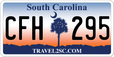 SC license plate CFH295
