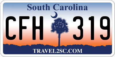 SC license plate CFH319