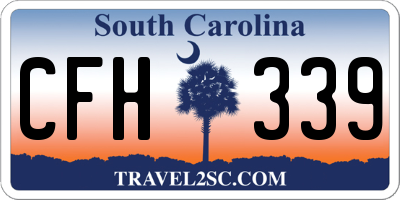 SC license plate CFH339