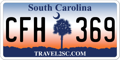 SC license plate CFH369