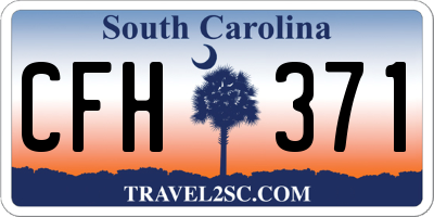 SC license plate CFH371