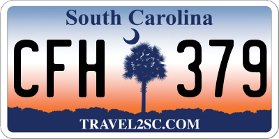 SC license plate CFH379