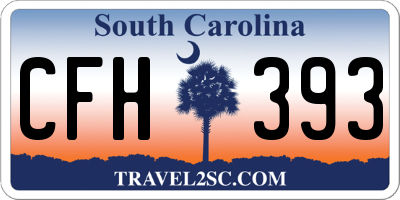 SC license plate CFH393