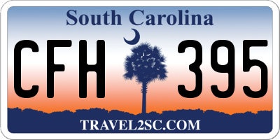 SC license plate CFH395