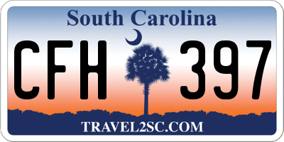 SC license plate CFH397