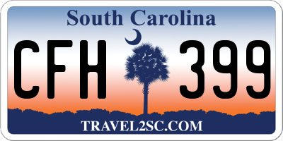 SC license plate CFH399