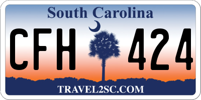 SC license plate CFH424