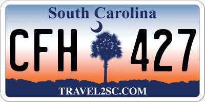 SC license plate CFH427