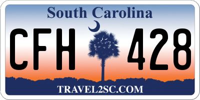 SC license plate CFH428