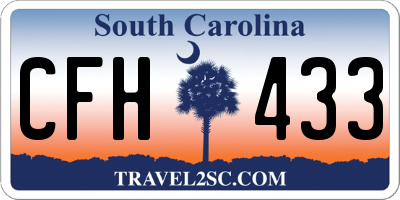 SC license plate CFH433