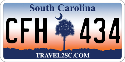 SC license plate CFH434