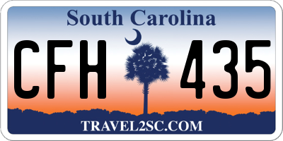 SC license plate CFH435