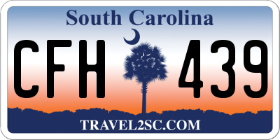 SC license plate CFH439