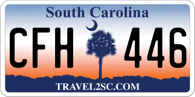 SC license plate CFH446