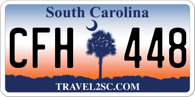 SC license plate CFH448