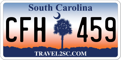 SC license plate CFH459