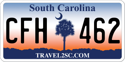 SC license plate CFH462