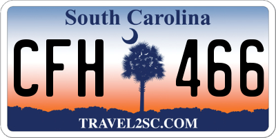 SC license plate CFH466