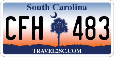 SC license plate CFH483