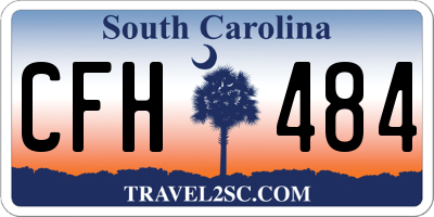 SC license plate CFH484