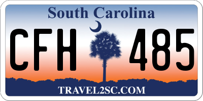 SC license plate CFH485