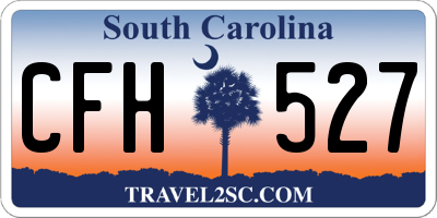 SC license plate CFH527