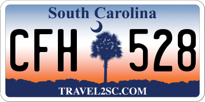 SC license plate CFH528