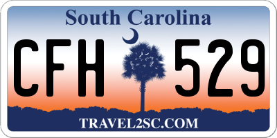 SC license plate CFH529