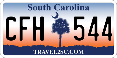 SC license plate CFH544