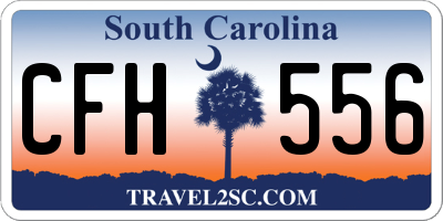 SC license plate CFH556