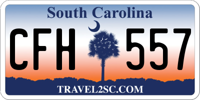 SC license plate CFH557