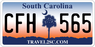 SC license plate CFH565